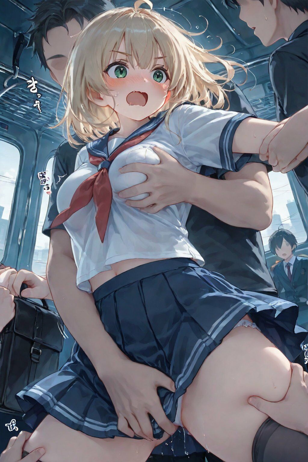 JK触手・スライム・拘束・痴● CG集20 サンプル画像 9