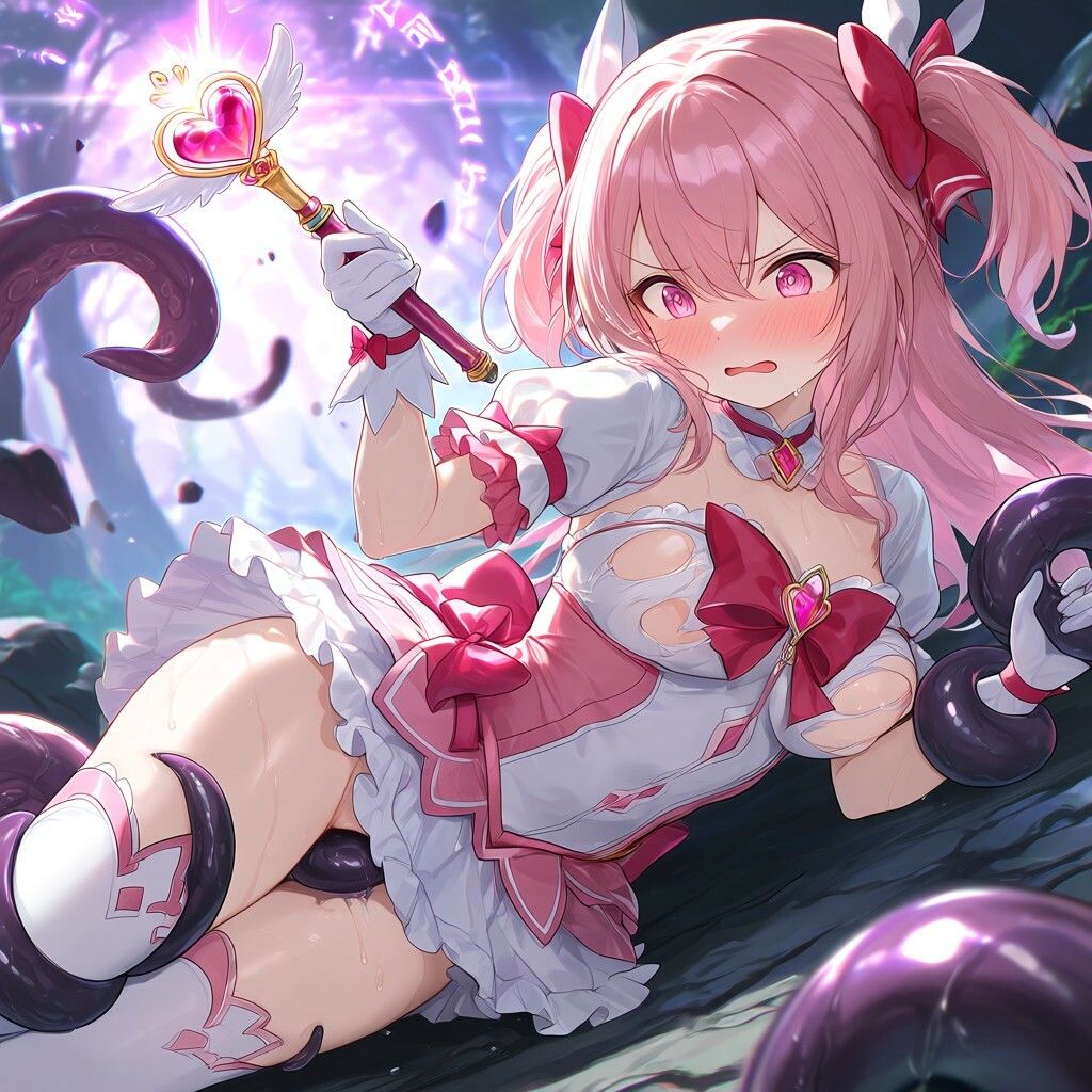 触手敗北〜ソイツには誰も抗えない・魔法少女完全メス堕ちまで〜 画像1