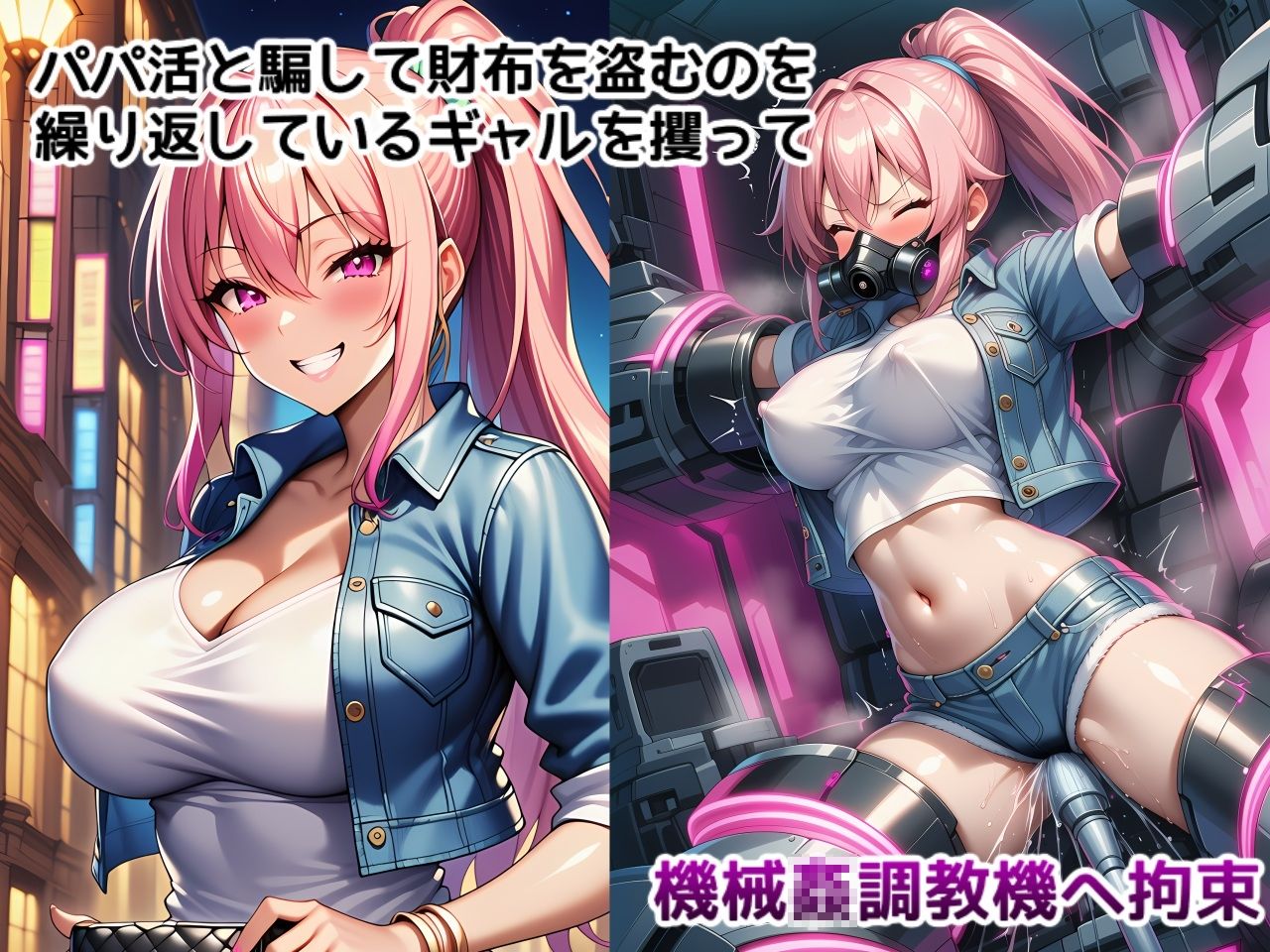 イキ地獄絶対服従調教機vol.7〜パパ活詐欺ギャルを機械責め快楽拷問でワカラセて従順なイキ人形に屈服させる話 画像1