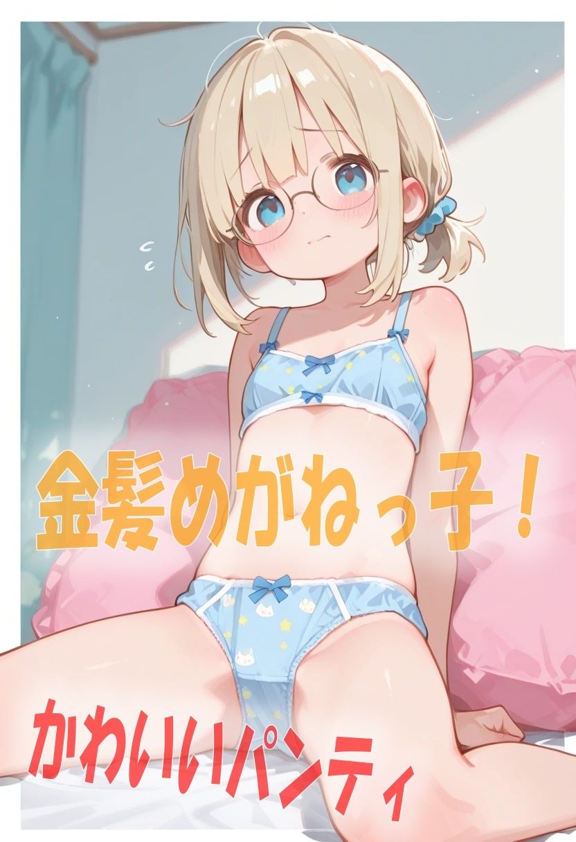貧乳メス〇キの下着姿集！イラスト300枚 サンプル画像 2