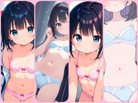 貧乳メス〇キの下着姿集！イラスト300枚 サンプル画像 9