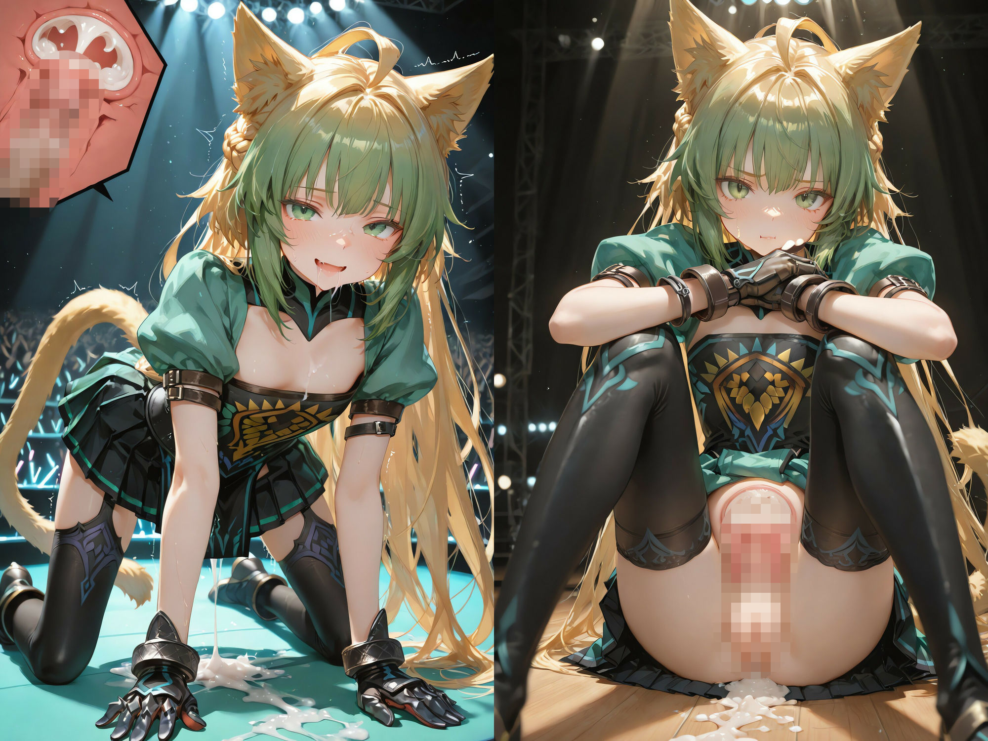バレたら即終了、英霊アイドルの我慢ライブ 〜魔法のオナホで挿入されたまま歌唱〜(連続中出し・ボテ腹) 画像3