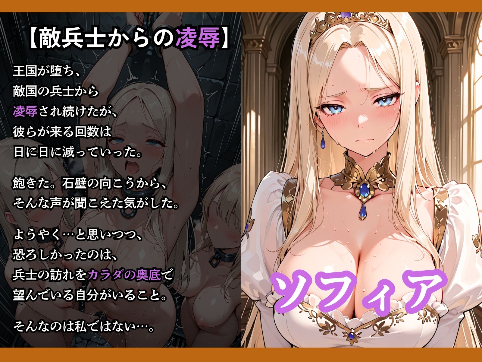 性奴●になった姫〜下女に寸止めされてイキたくてしかたない状態で金持ちおじに買われた5人の姫〜【王国は堕ちた。次は…わたしの番4】 画像3