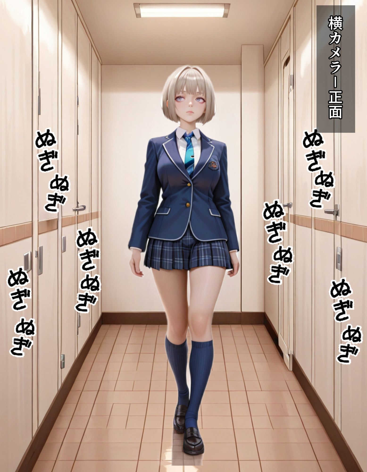 女子校トイレ お嬢様編 のぞきフェチ特化 アニメ調JK特集-厳選500枚を撮影- サンプル画像 4