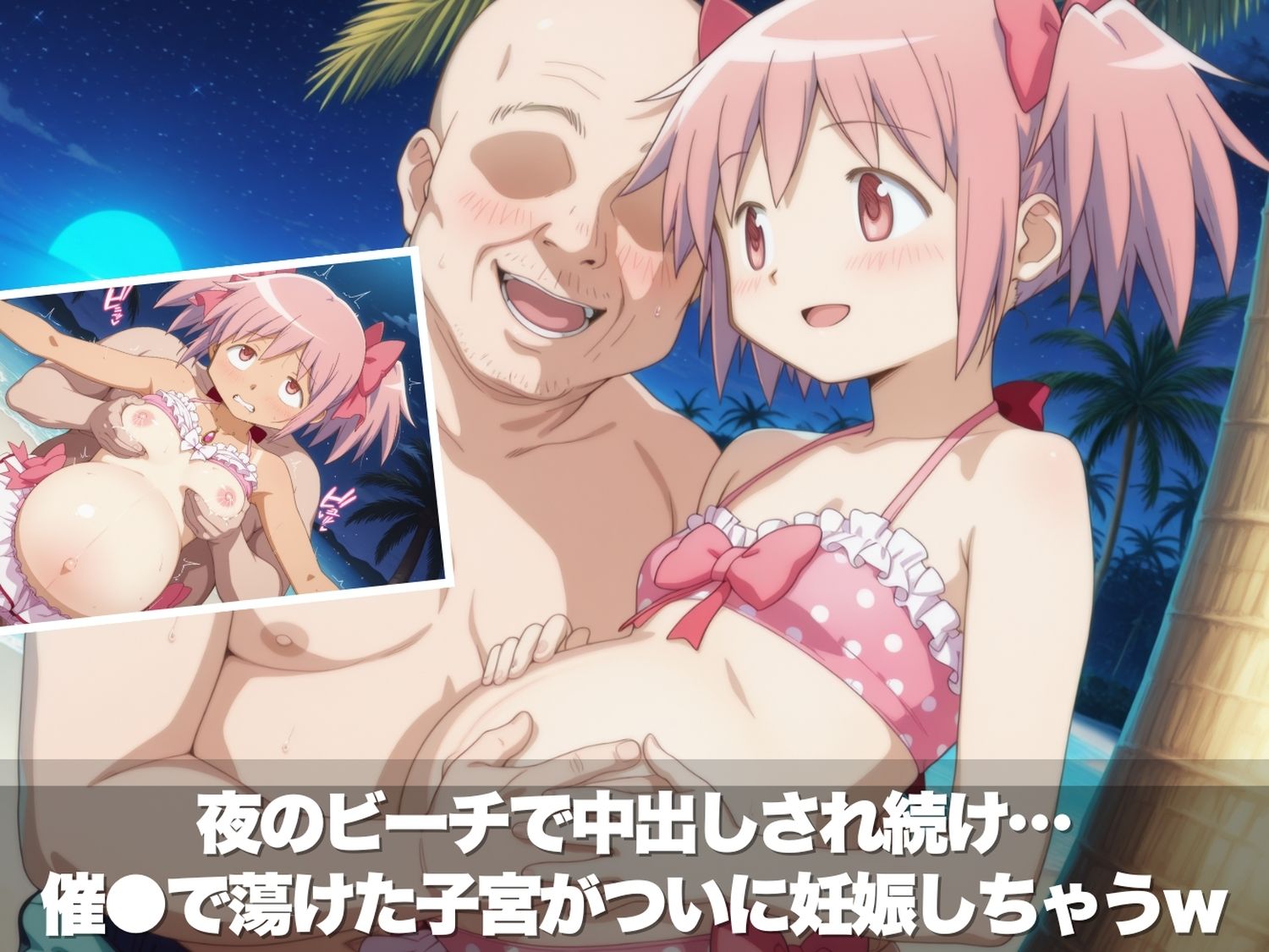 真夏の淫夢ビーチ  魔●少女ま●か★マ●カ編 画像10