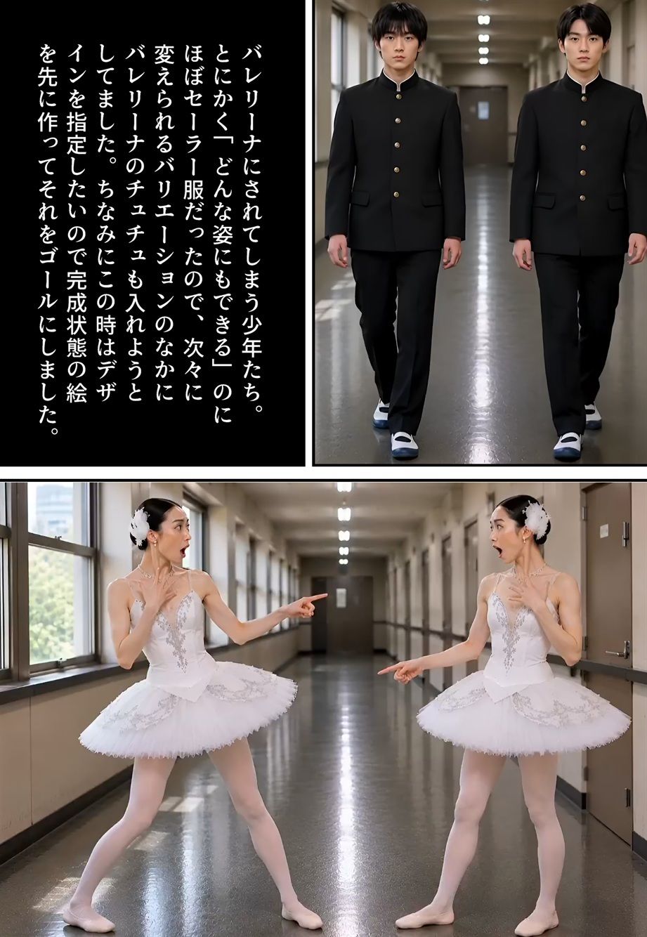 【画集】「性転換学園  触るだけで性別逆転！？」制作秘話のサンプル画像4