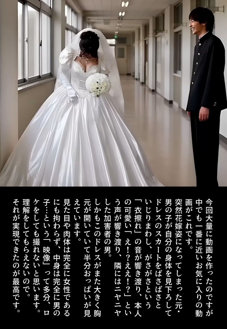 【画集】「性転換学園  触るだけで性別逆転！？」制作秘話のサンプル画像9