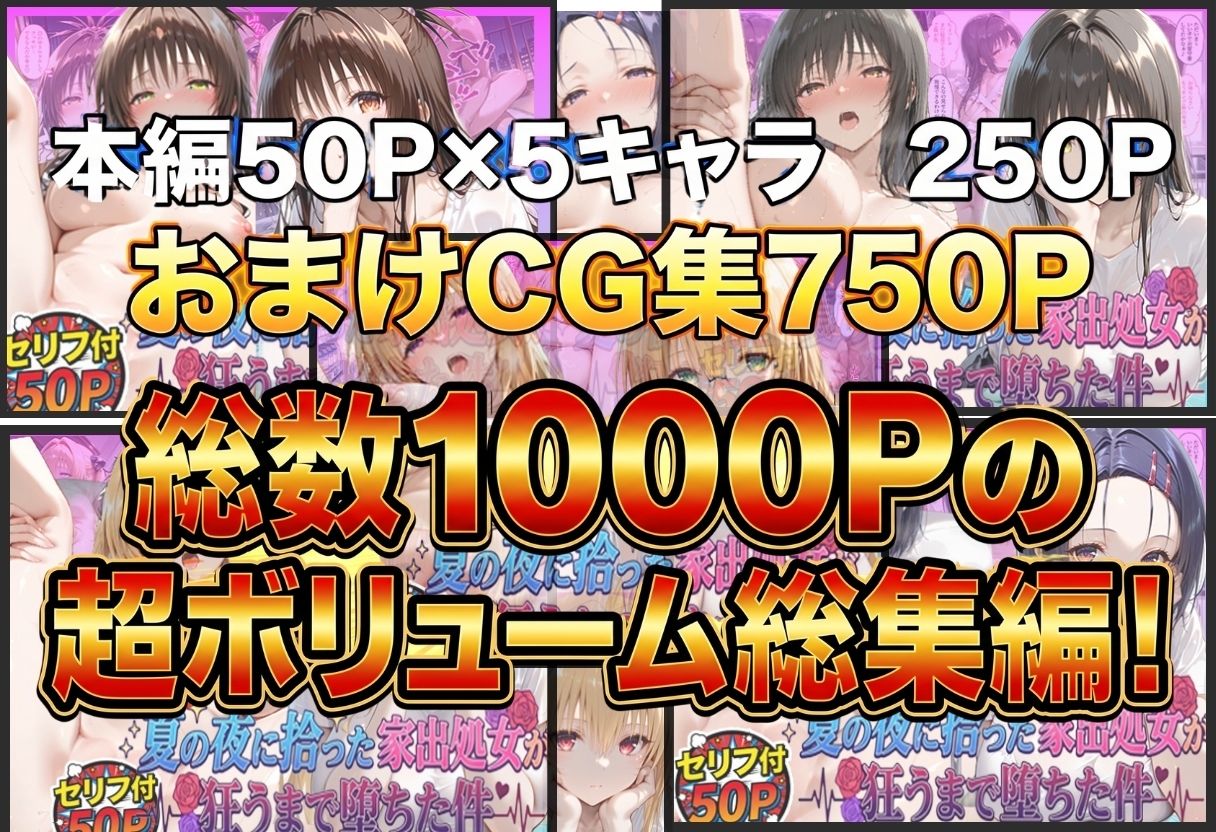夏の夜に拾った家出処女が狂うまで堕ちた件 To L〇veる総集編 画像1