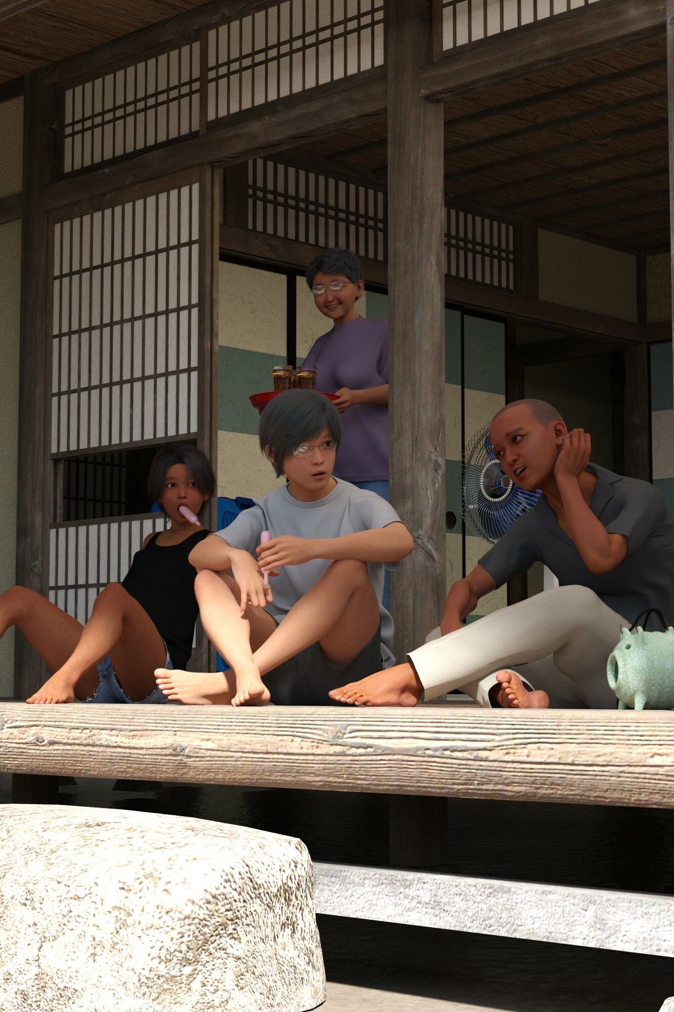 性欲強めな妹と田舎で汗だく青姦夏休み_2