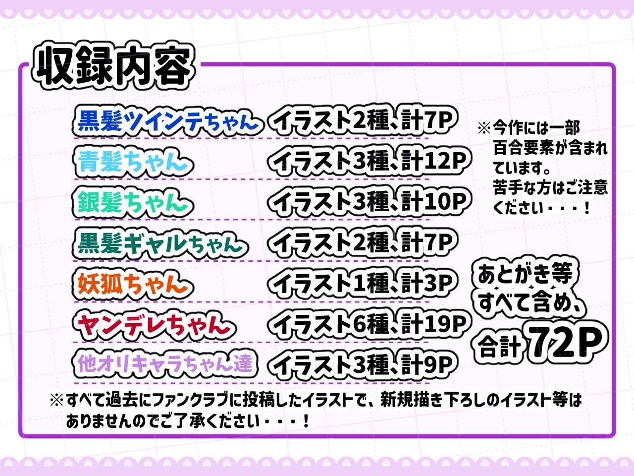 ファンクラブイラストのまとめ本vol.3 画像2