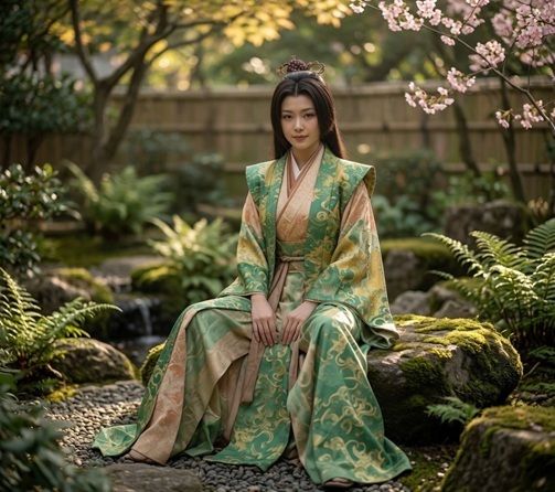 戦国乙女・おくに絵巻「乱れる着物、一夜の秘め事」 画像1