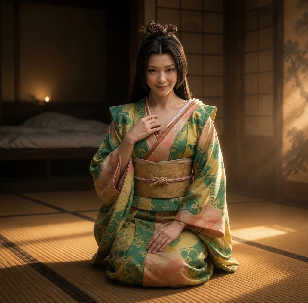 戦国乙女・おくに絵巻「乱れる着物、一夜の秘め事」 画像5