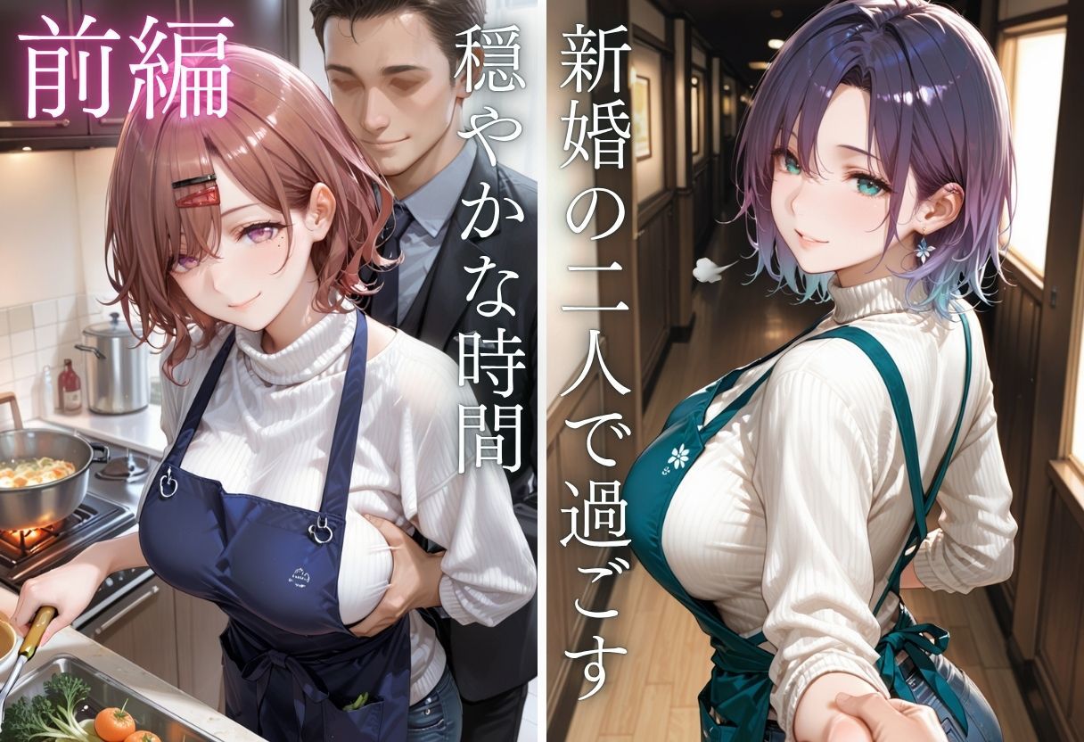 純愛新婚の果てに…裸エプロン妻の隣人NTRでハート目にVol.24