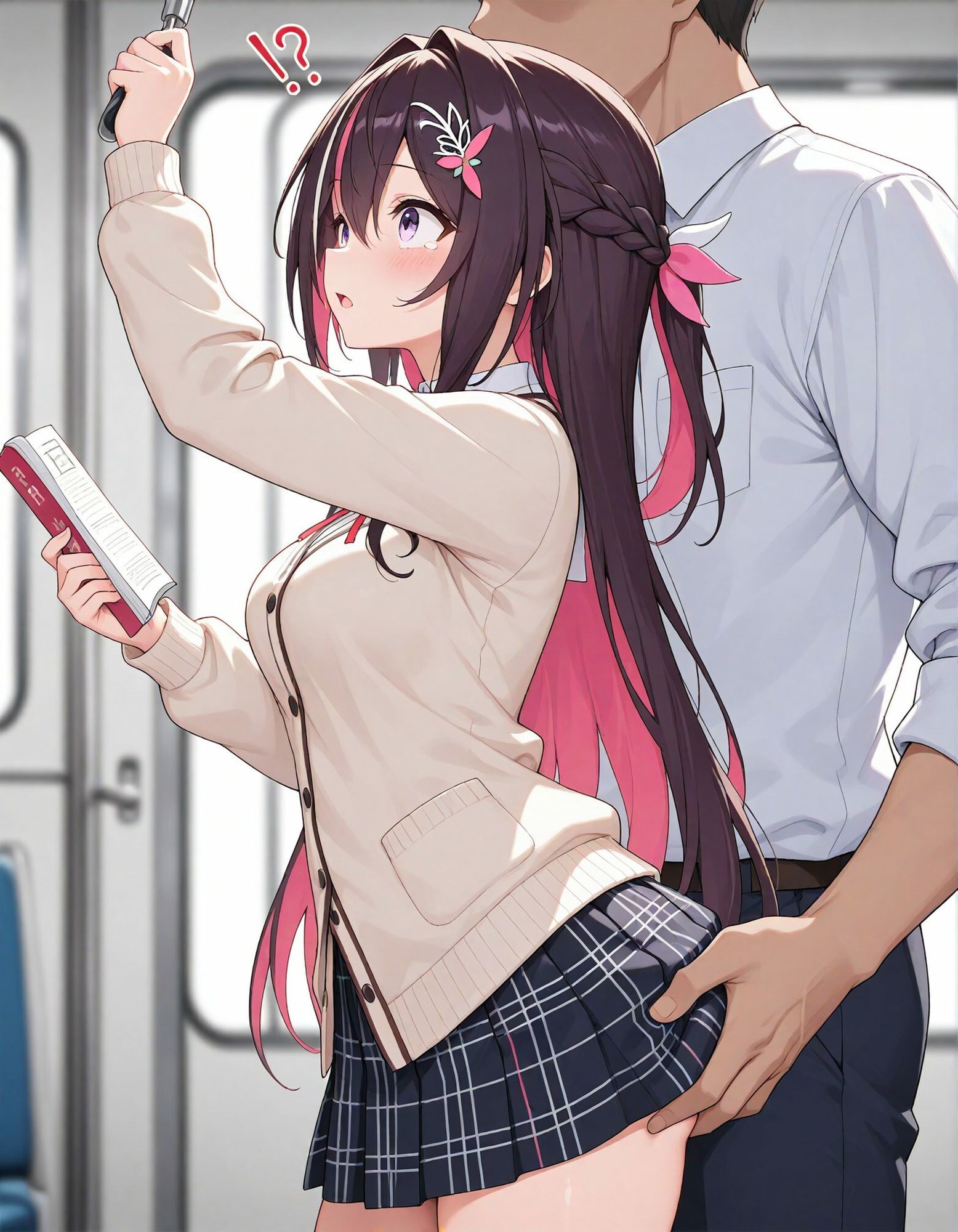 【動画付き】痴●電車 犯●れた少女 AZ●i編3