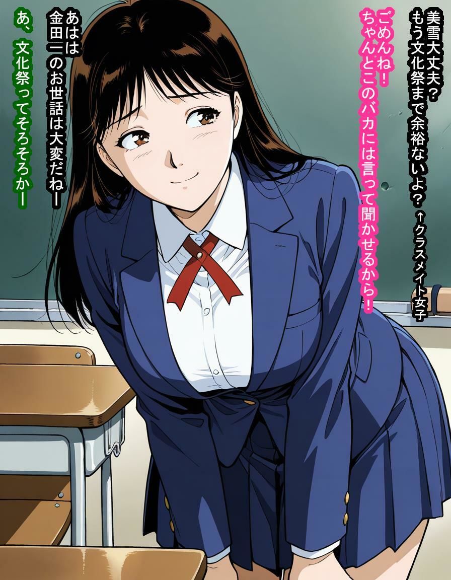 七瀬〇雪ちゃんが相思相愛の金田〇くんではなく教え子孕ませ教師のオナホになっちゃう話 画像5