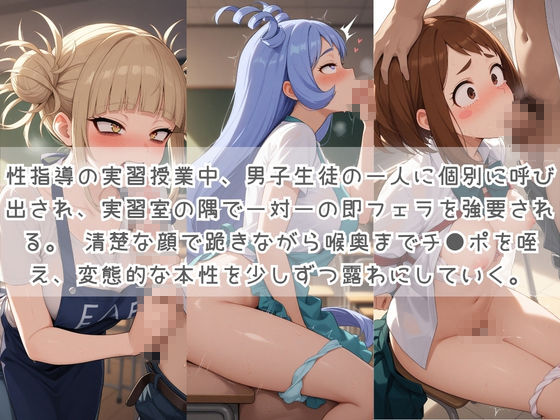 生徒たちの搾精パトロール係 〜先生を見つけたら即抜きサービス〜 僕〇ヒーローアカデミア 2 画像1