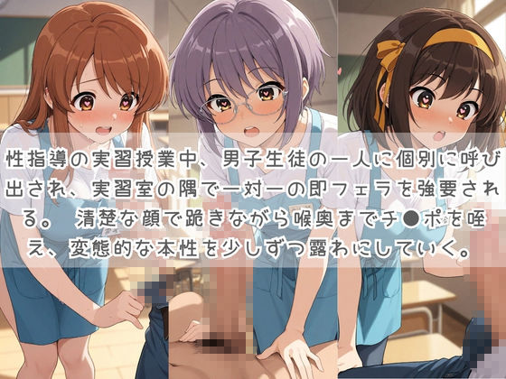 生徒たちの搾精パトロール係 〜先生を見つけたら即抜きサービス〜 涼〇ハルヒの憂鬱 画像2