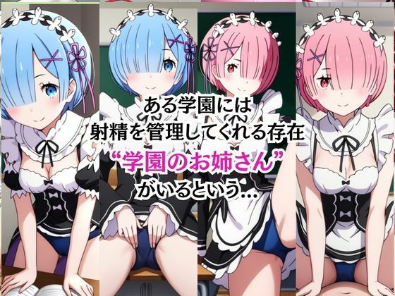 射精のお世話をしてくれる、学園のお姉さんの話【レ○＆ラ○編】1
