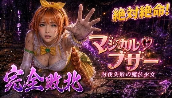 魔法少女マジカルラブブザー敗北！途絶えた警報音〜地下牢に響く喘鳴〜の表紙