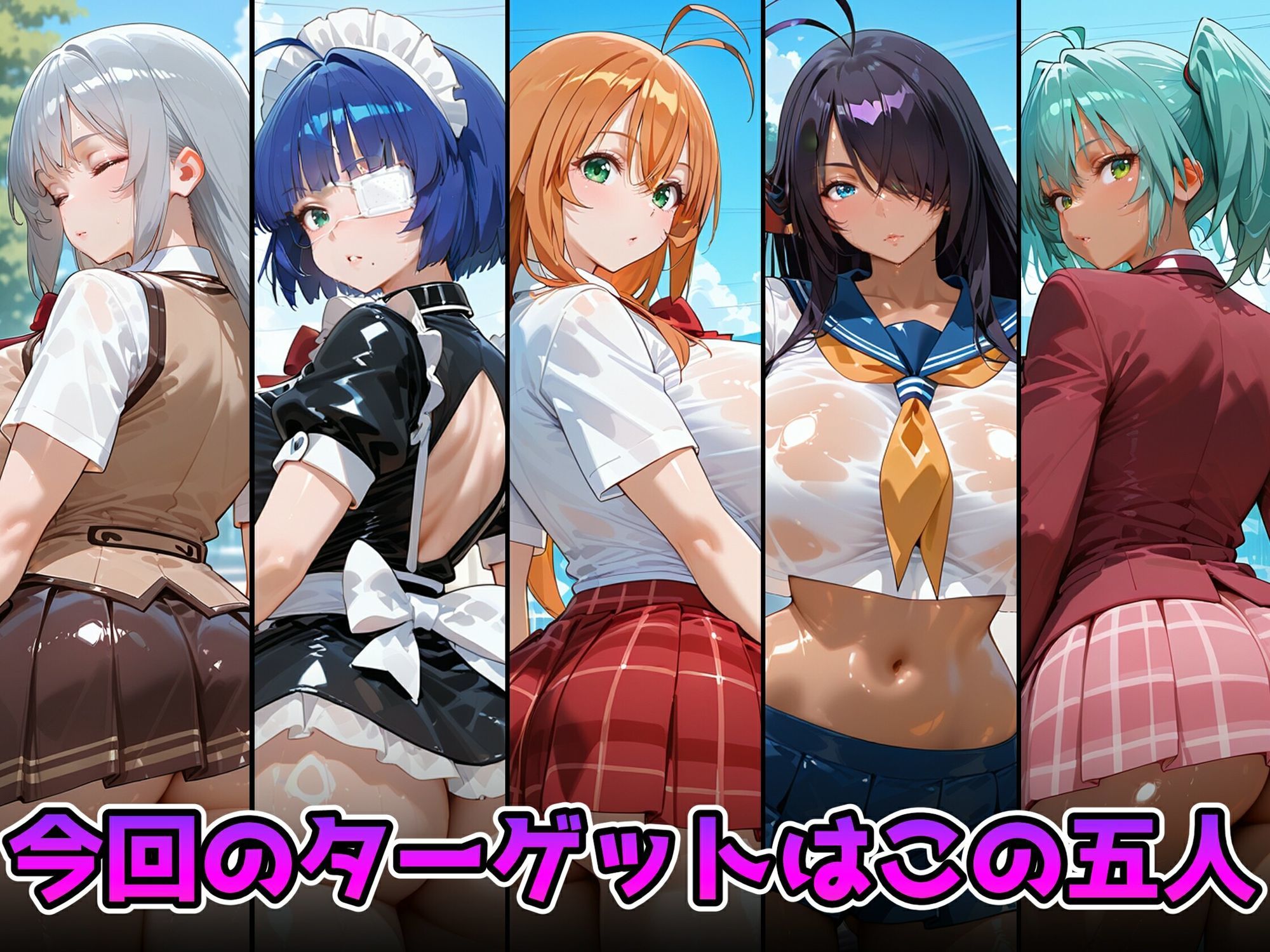 抵抗できないヒロインたちを快楽堕ちさせてみた  一騎〇千編 画像1