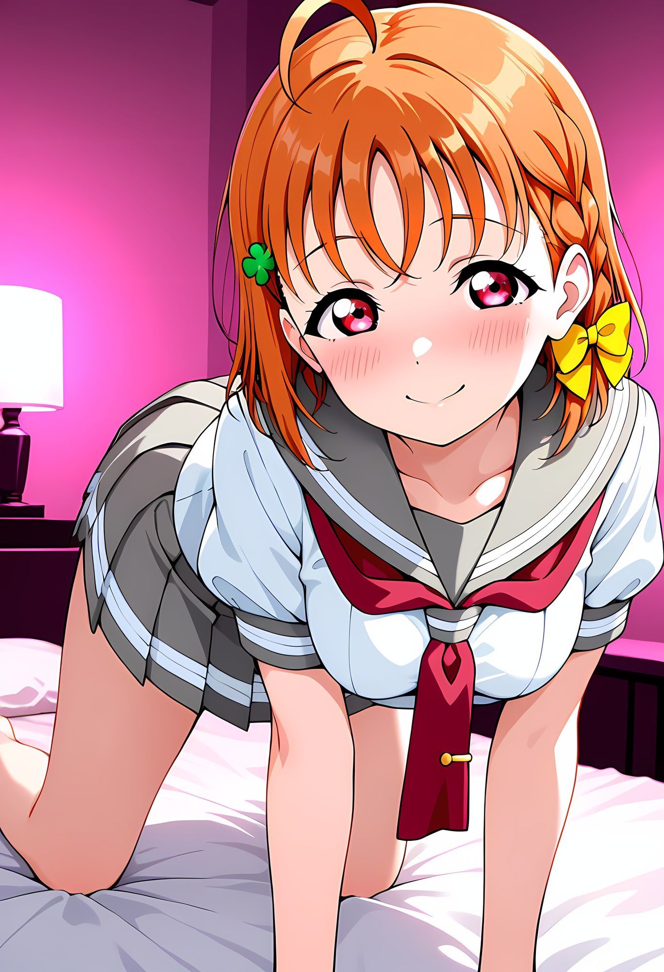 【無料エロ漫画】d_798411 ラブ〇イブ!サンシャイン!! 2年生とソーププレイ(カンガルー)
