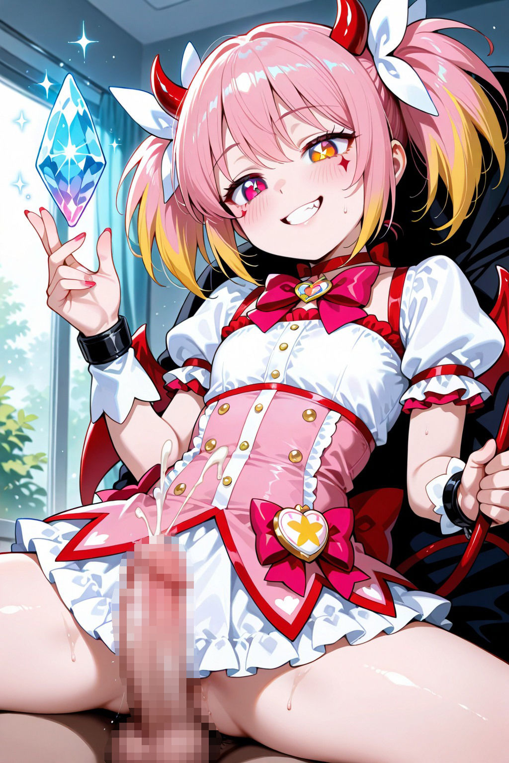 精液で淫魔に変わる魔法少女〜魔法少女の精液依存記録 画像2