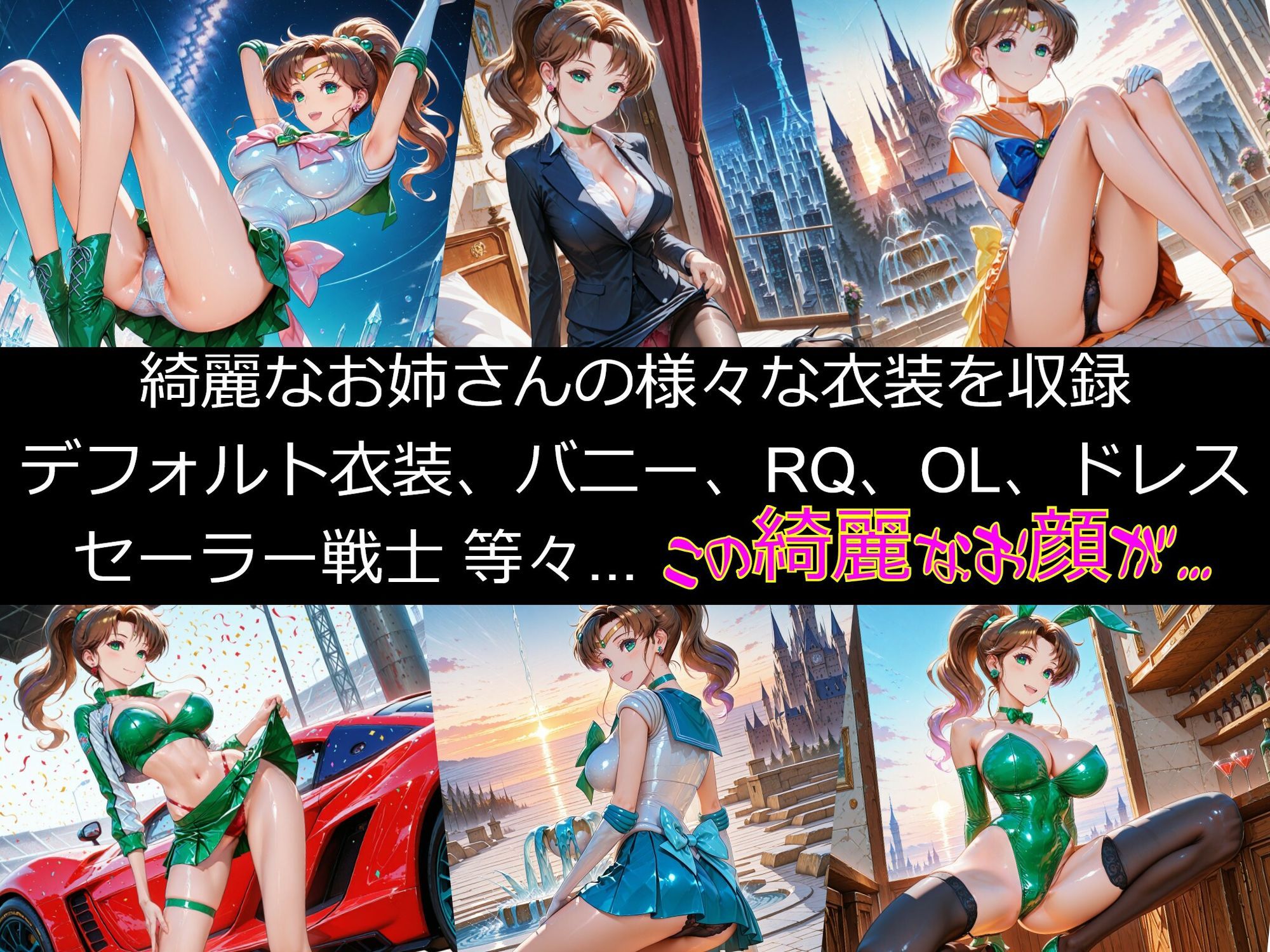 【衣装多種】ジュ〇ター、頼れる乙女の恥辱。鍛え抜かれた肉体が悦びに震え、恥じらいを捨てて媚態を晒す_SEXその他編 画像1