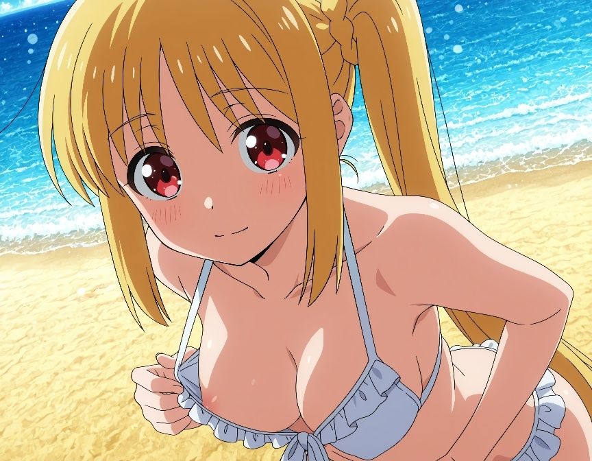 水着でおねショタ 「ぼっち・ざ・ろっく！伊地知虹夏」 サンプル画像 2