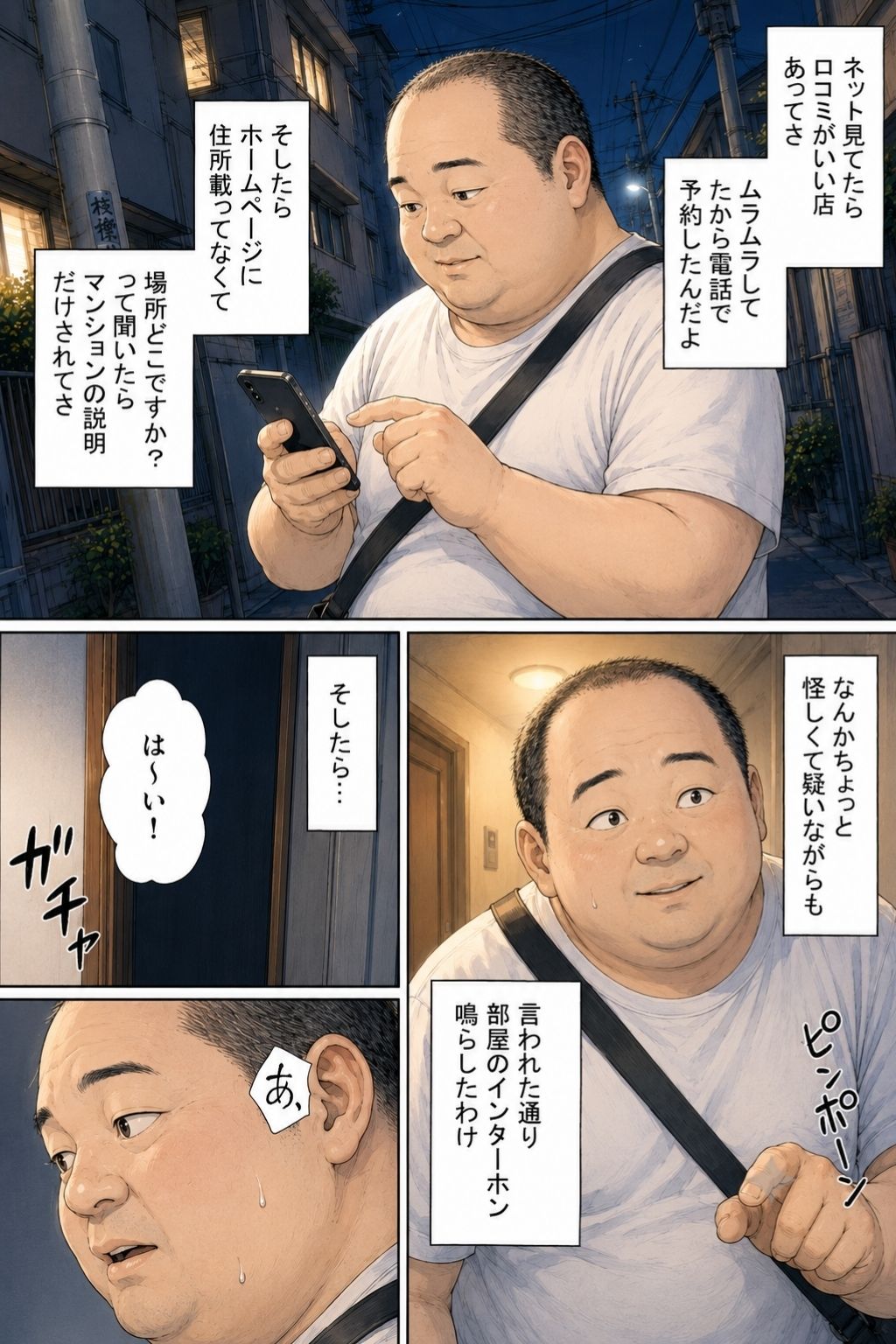 【エロ漫画】月曜日のた〇わちゃんがメンエス嬢でした1