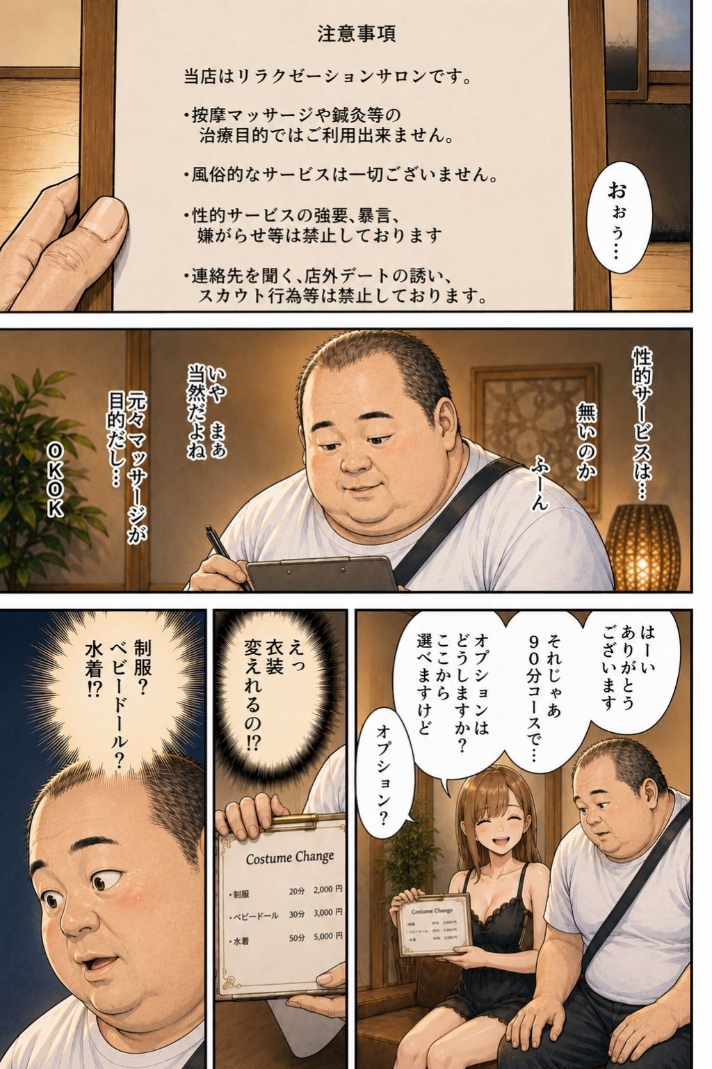 【エロ漫画】月曜日のた〇わちゃんがメンエス嬢でした3