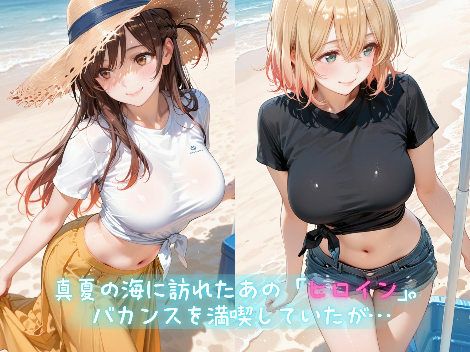 メス堕ちヒロイン  〜 ち●る＆ま● 夏の海編 〜 画像2
