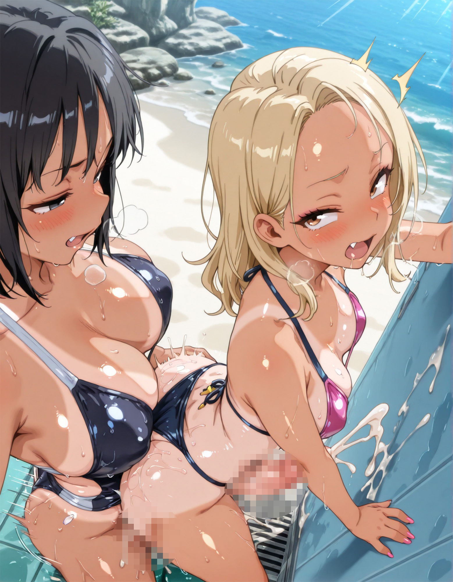 海辺のふたなりギャルズ サンプル6