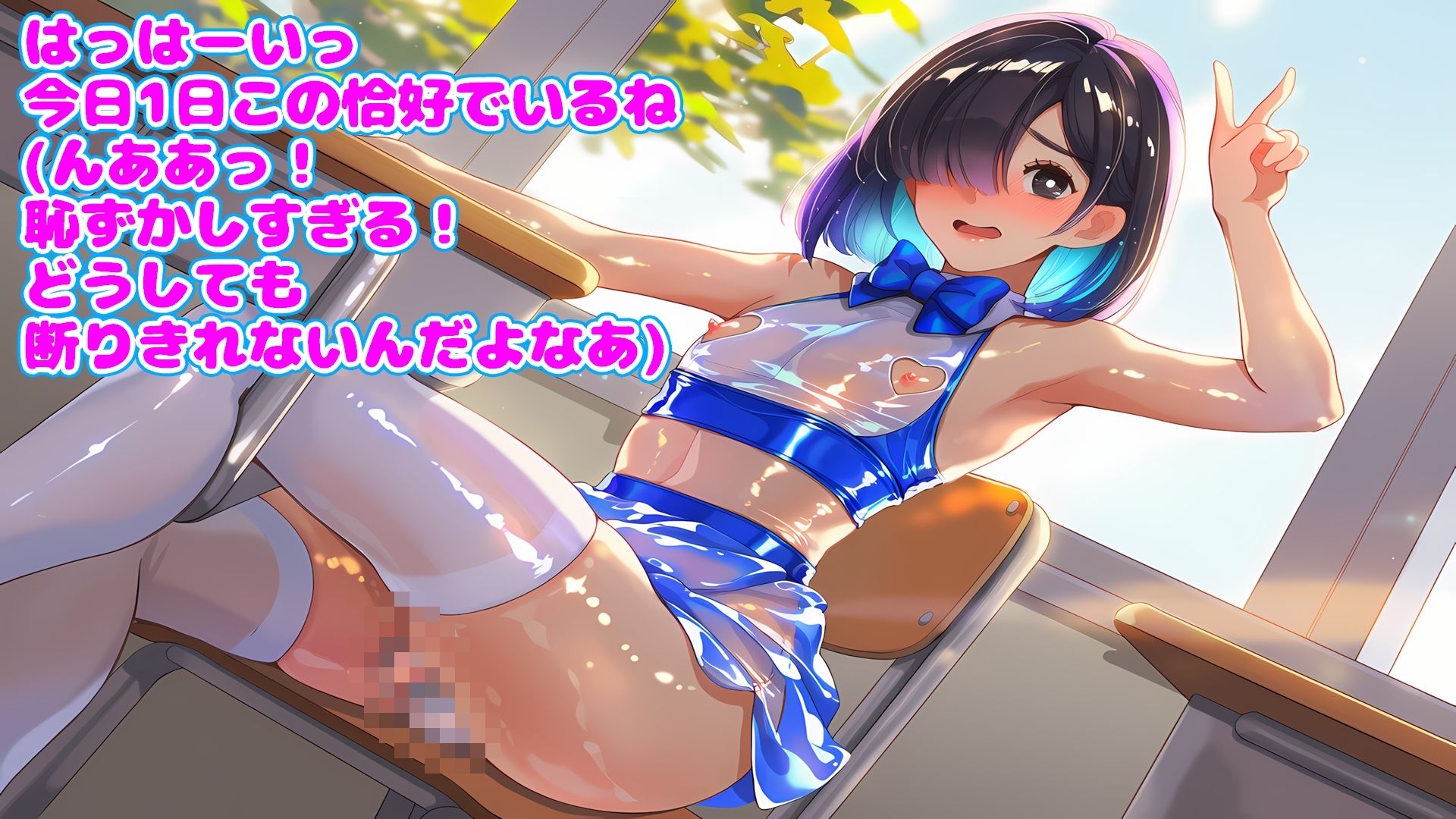 ホモたちに辱められる断れない男子の女装羞恥記録 画像2