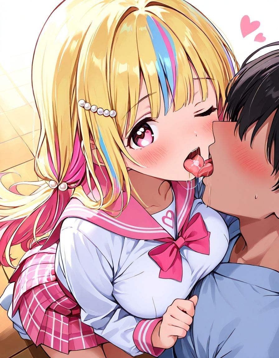 どこでもセックスするのが当たり前になっちゃった世界 ピンクセーラー服 編 画像2
