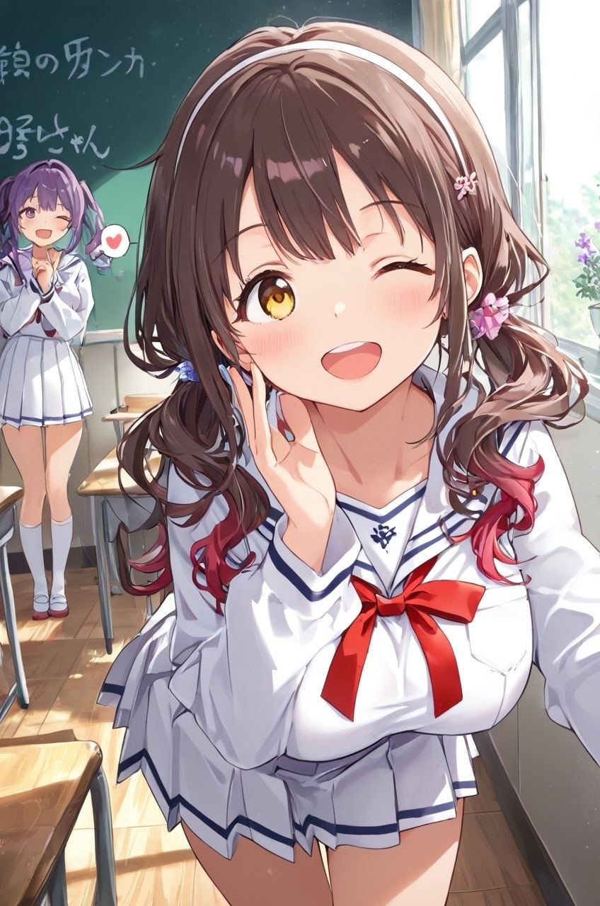 総集編 1どこでもセックスするのが当たり前になっちゃった世界 白セーラー服 ver 画像2