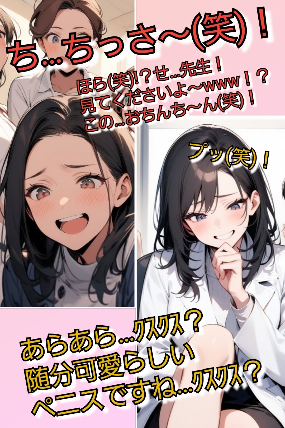 短小包茎マゾ向けCFNMギャラリー 君のオナニー見てあげる 【美人女医＆看護師編】 画像5