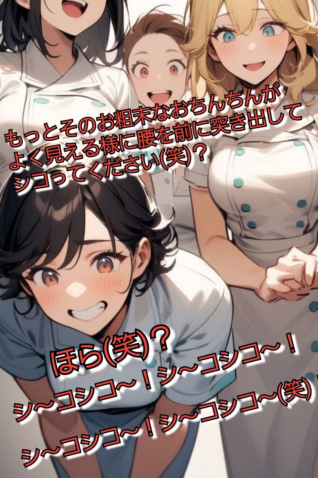 短小包茎マゾ向けCFNMギャラリー 君のオナニー見てあげる 【美人女医＆看護師編】 画像7