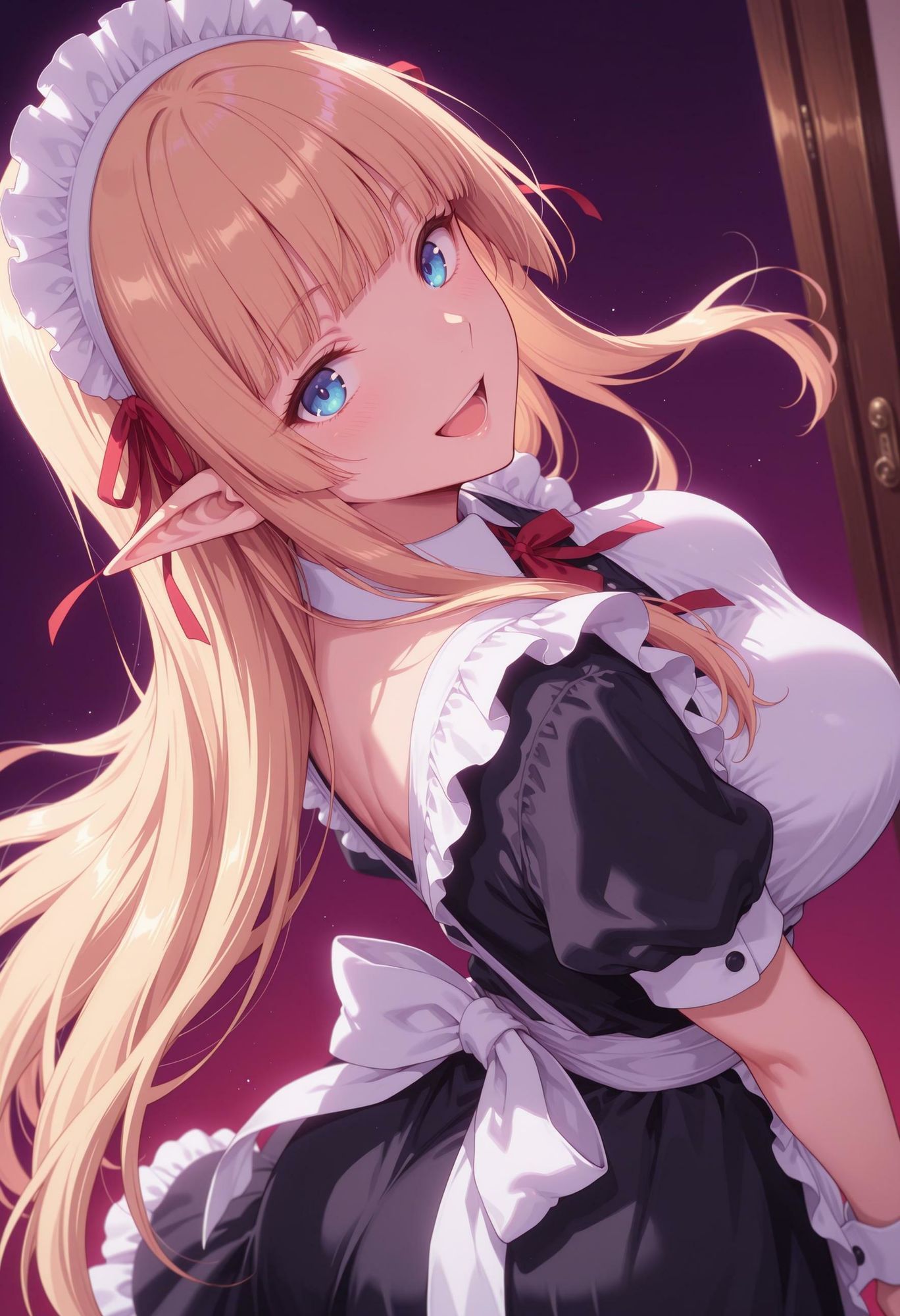 エルフのメイドさんの誘惑8 画像1