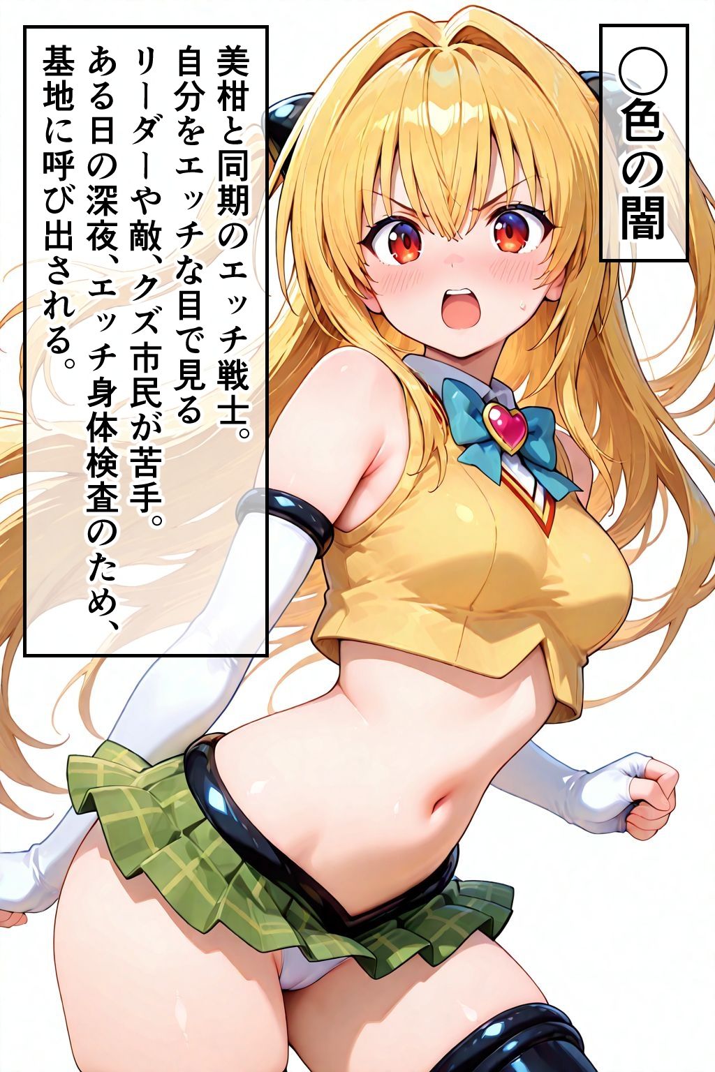 美少女エッチ戦士 金◯の闇 1  えっちぃ身体検査、クズ市民の歪んだ欲望 画像2