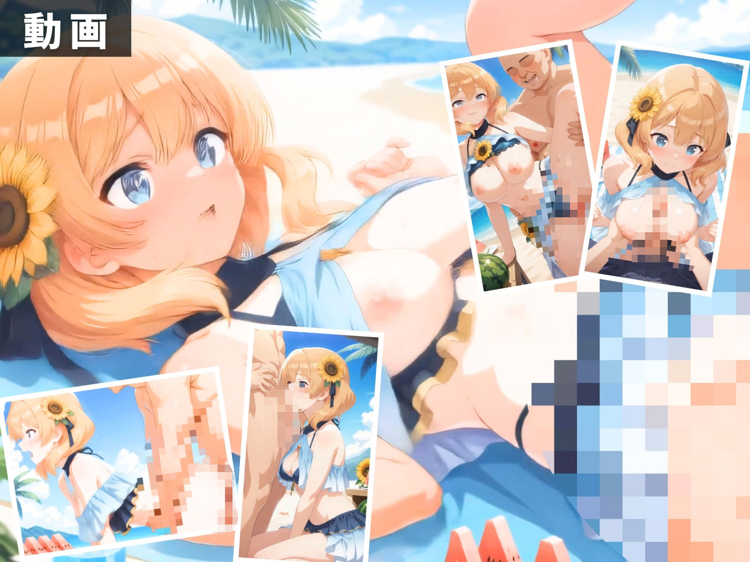 こ●素晴らしい世界に祝福を！ 〜異世界六人組全員集合！ 海で最高の集団祝福セックス〜 【セット作品】 画像5