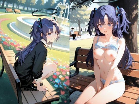 風紀委員の純潔が汚される時:公園の黄昏に目覚める〇瀬ユ〇カ 画像1