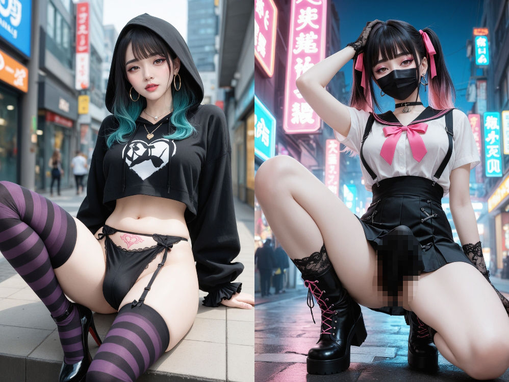 地雷系ふたなり女子の病みかわシンドローム サンプル4
