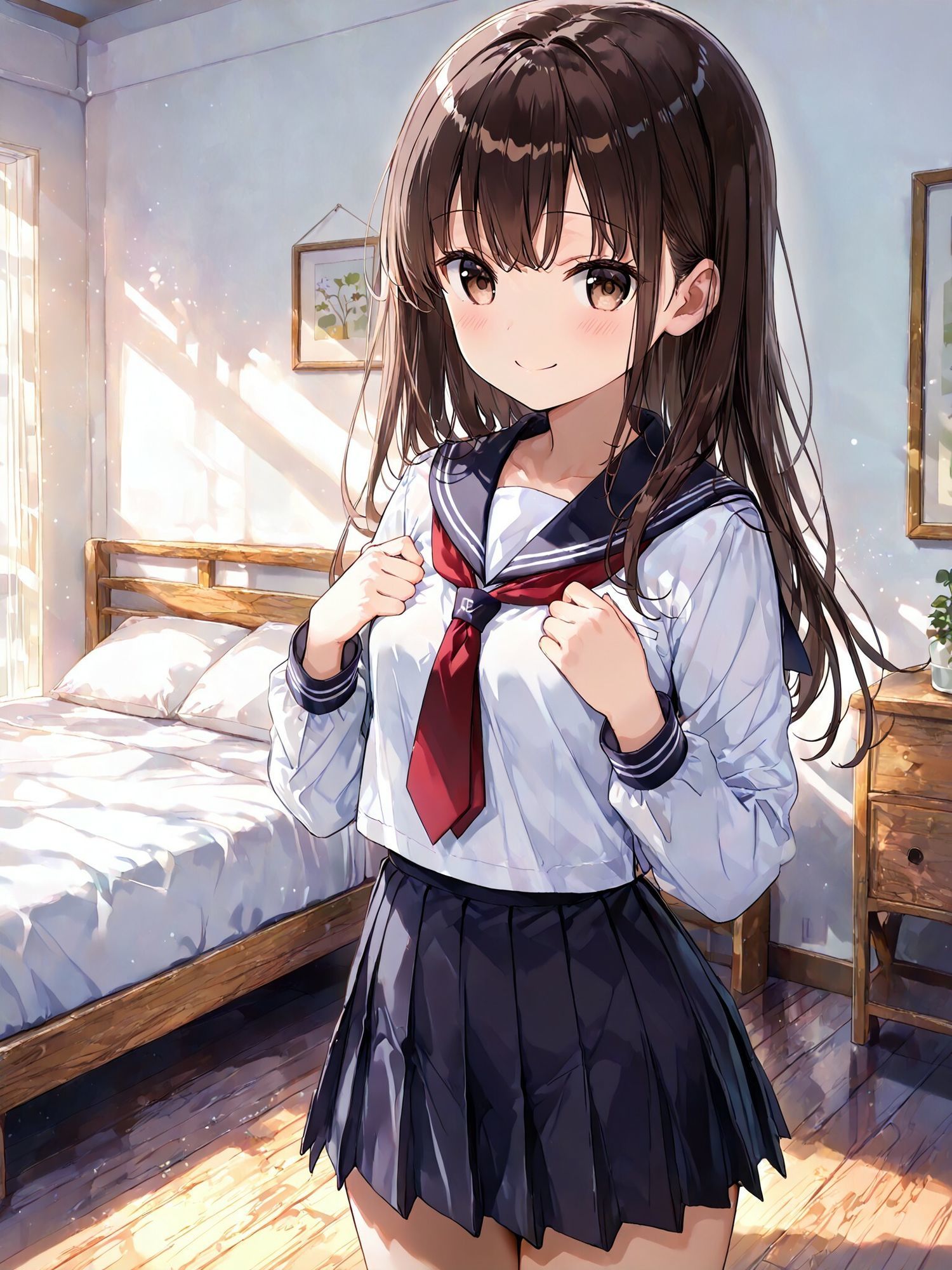 【動画つき】つるぺたまじめ女子生徒 放課後自宅授業 サンプル画像 3