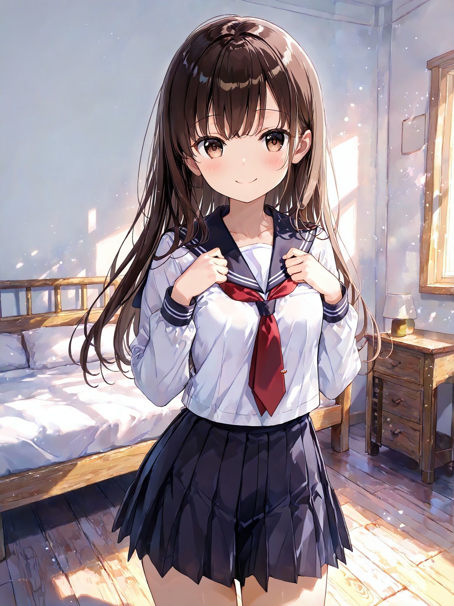 【動画つき】つるぺたまじめ女子生徒 放課後自宅授業 サンプル画像 4