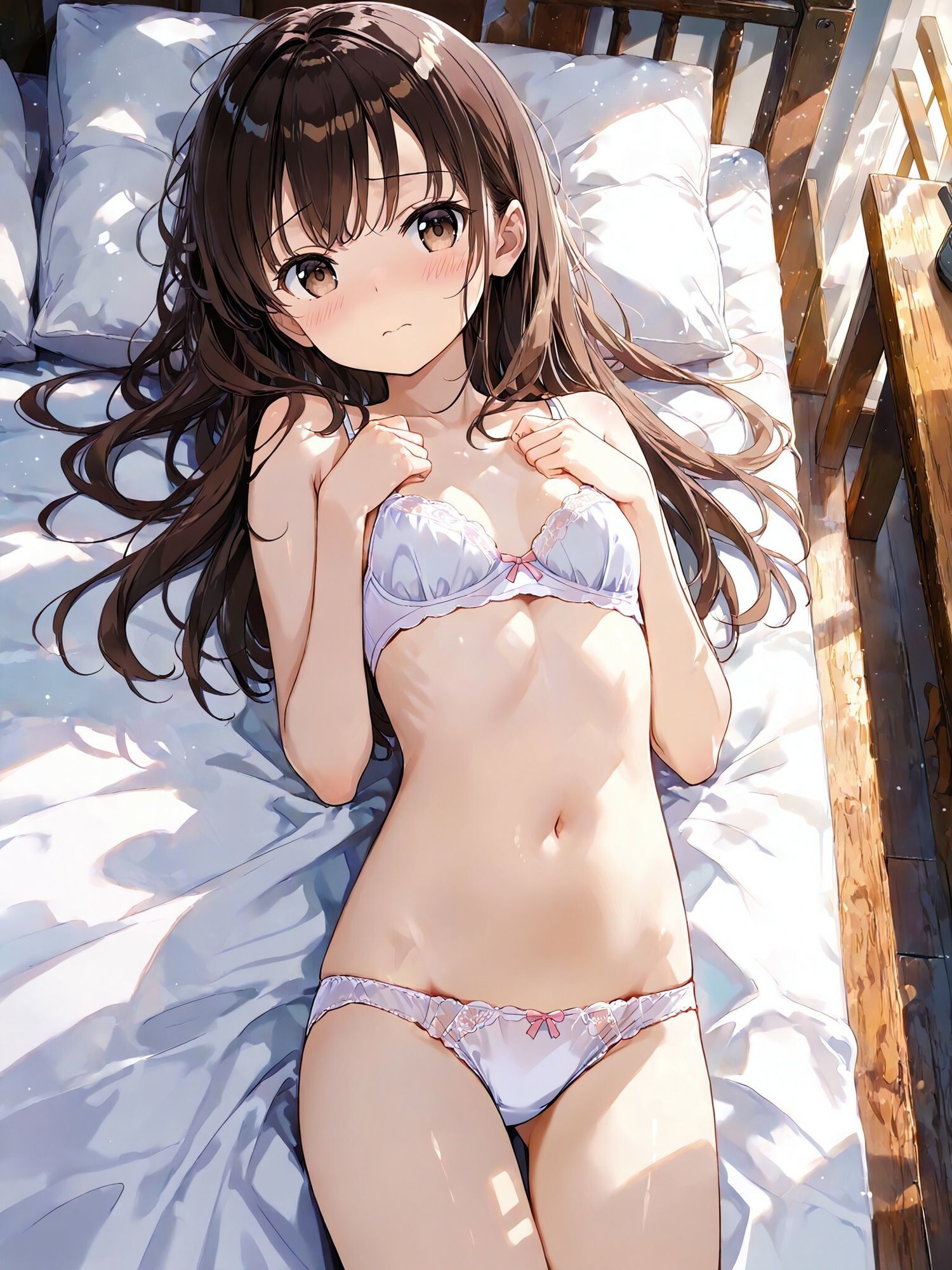 【動画つき】つるぺたまじめ女子生徒 放課後自宅授業 サンプル画像 6