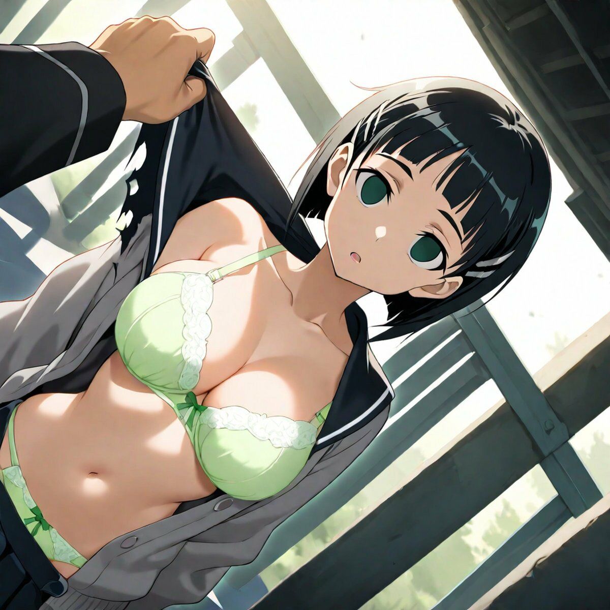 性欲処理用娘の直葉ちゃん 画像2