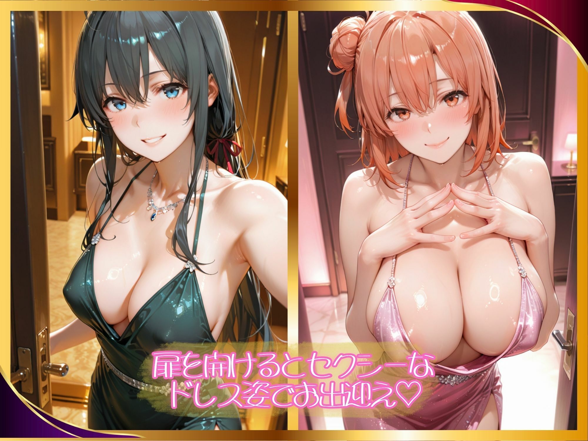 【高級風俗嬢】濃厚ご奉仕 〜や●り俺の青●ラブコメはまち●っている。 雪●下 ●乃＆由●ヶ浜 結●〜 画像1