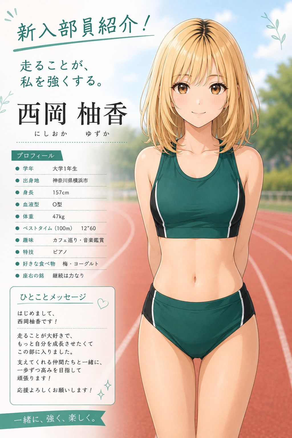 【CG】女子陸上部新入部員ヌード写真集 Vol.1 画像1