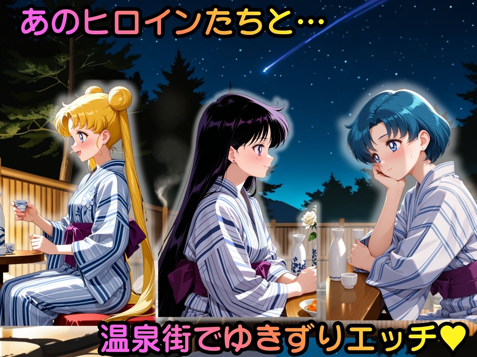ヒロイン温泉街ゆきずりエッチ 美少女戦士セーラ●ムーン編 サンプル1