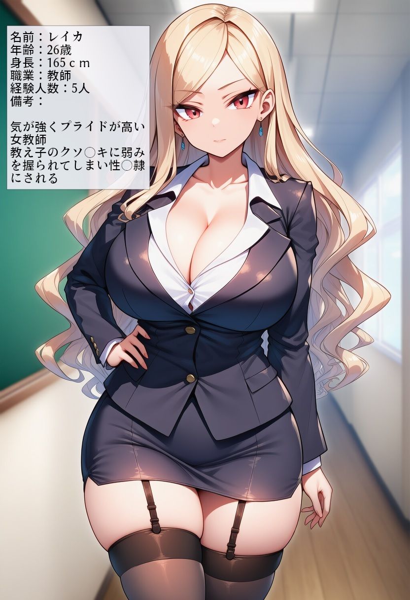 セクシー女教師がエロ○キに脅されて性奴●になる話 サンプル画像 7